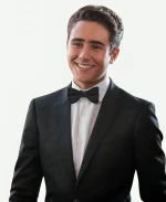 Michael Cimino Love Victor Tv Series Season 01 Salazar Black Wool-Blend Blazer