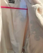 Mickey Christmas Off white Faux Fur Jacket