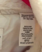 Mickey Christmas Sherpa Jacket - Off White