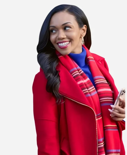 Mishael Morgan Christmas with a Kiss Mona Zipper Jacket