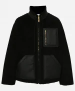 Moschino Faux Shearling Jacket - Black