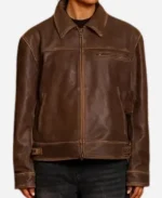Mutimer Brown Leather Jacket