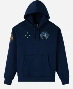 NBA Minnesota Timberwolves x October's Very Own Navy Blue Pullover Hoodie