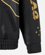 NBA One Game International Leather Varsity Jacket