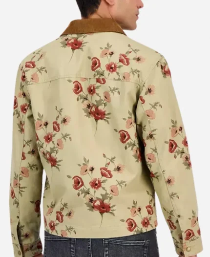 Nathaniel Buescher Electric Bloom S01 TV Series 2025 Lucas Jasper Floral Printed Jacket