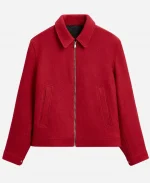 Nathaniel Buescher TV Series Electric Bloom S01 2025 Lucas Jasper Red Wool Jacket