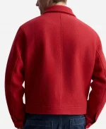 Nathaniel Buescher TV Series Electric Bloom Season 01 2025 Lucas Jasper Red Wool Jacket