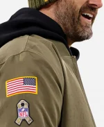 Nick Sirianni Philadelphia Eagles Coach Salute to Service 2025 Bomber Jacket
