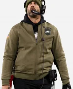 Nick Sirianni Philadelphia Eagles Coach Salute to Service 2025 Olive Green Bomber Jacket