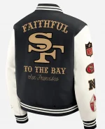 Nike 49ers Rivalries Black Varsity Jacket