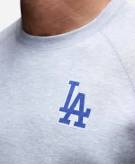 Nike Dodgers Tech Raglan Grey Fleece Sweatshirt