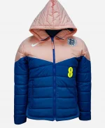 Nike England Lionesses Pink and Blue Puffer Jacket 