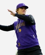 Nike Jonathan James McCarthy Minnesota Vikings Purple Sleeveless Hoodie