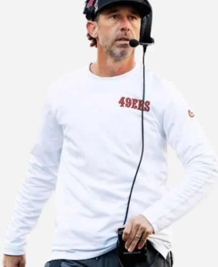Nike Kyle Shanahan 49ers White T-Shirt