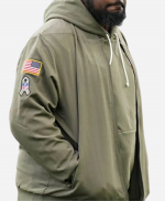 Nike Mike Tomlin Pittsburgh Steelers Salute to Service 2025 Olive Green Bomber Jacket