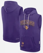 Nike Minnesota Vikings Purple Sleeveless Hoodie