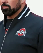 Nike Ryan Day Ohio State Buckeyes Black Bomber Jacket