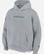 Nike Seahawks Rivalries Tech Grey Fleece Hoodie