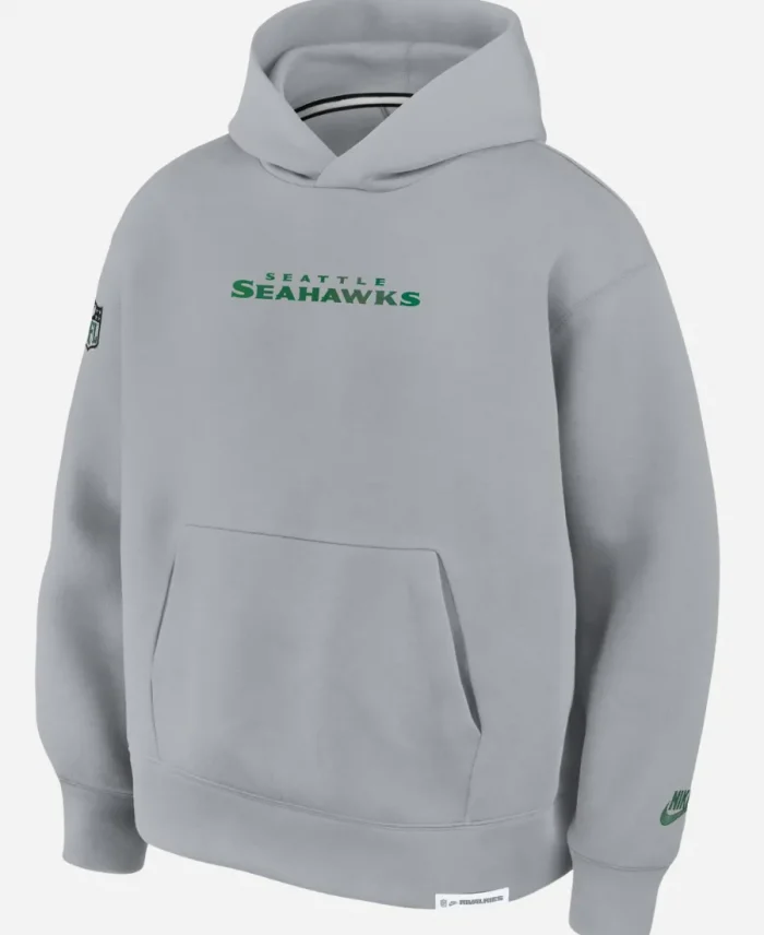 Men's Nike Seattle Seahawks Rivalries Tech Fleece Hoodie - Grey
