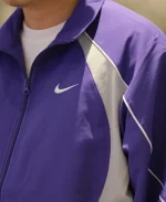 Nike x Supreme Mesh Panelling Purple Track Jacket