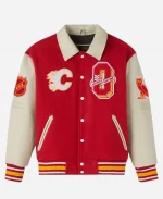 OVO Calgary Flames Varsity Jacket