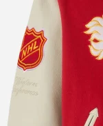OVO Calgary Flames Varsity Jacket - Red