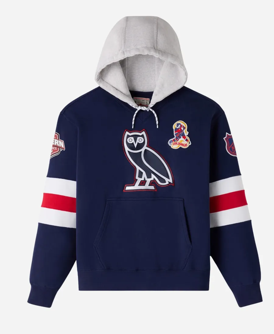 OVO Columbus Blue Jackets Hoodie OVO Columbus Blue Jackets Hoodie