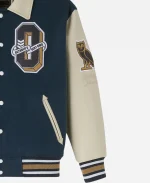 OVO Las Vegas Golden Knights Grey Varsity Jacket