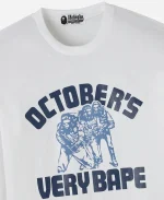 OVO x BAPE Generals Long-Sleeve T-Shirt - White