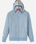 OVO x BAPE Neon 1st Camo Shark Full-Zip Hoodie