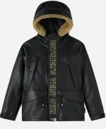 OVO x Bape Snowboard Faux Leather Jacket