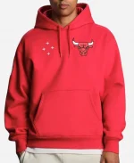 OVO x NBA Chicago Bulls Red Hoodie