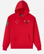 OVO x NBA Chicago Bulls Red Pullover Hoodie