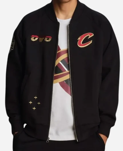 OVO x NBA Cleveland Cavaliers Black Jacket