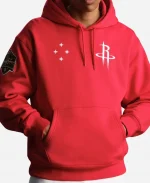 OVO x NBA Houston Rockets Red Hoodie