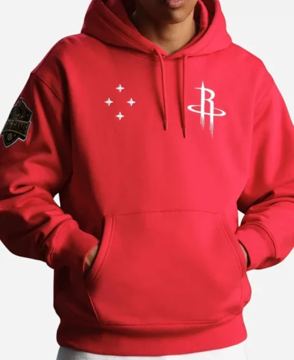 OVO x NBA Houston Rockets Red Hoodie