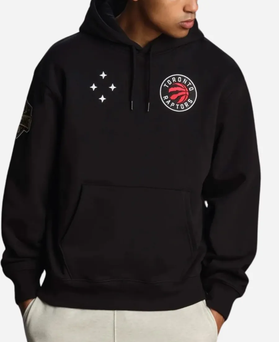 OVO x NBA Toronto Raptors Black Hoodie OVO x NBA Toronto Raptors Black Hoodie