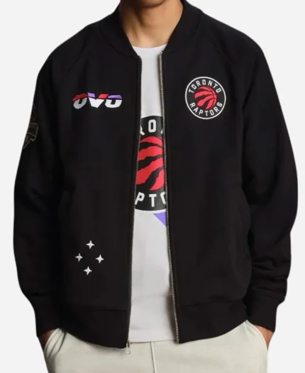 OVO x NBA Toronto Raptors Black Jacket