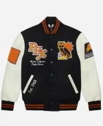 October's Very Own OVO x NBA Phoenix Suns Black & White Varsity Jacket