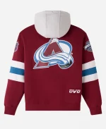 October's Very Own OVO x NHL Colorado Avalanche Burgundy Hoodie