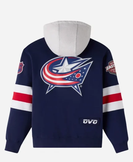 October's Very Own OVO x NHL Columbus Blue Jackets Hoodie