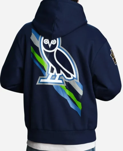 October's Very Own x NBA Minnesota Timberwolves Navy Blue Pullover Hoodie