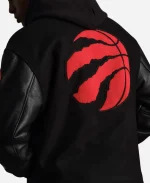 October's Very Own x Toronto Raptors Varsity  Jacket - Black