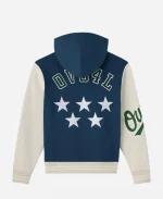 Owls Starling OVO Blue Varsity Full-Zip Hoodie