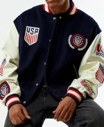 Pacsun U.S. Soccer x Jeff Hamilton Varsity Jacket