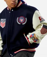 Pacsun x Jeff Hamilton U.S. Soccer 2025 Wool Varsity Jacket