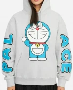 Palace x Doraemon Hoodie - Grey