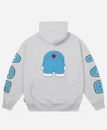 Palace x Doraemon Pullover Hoodie - Grey