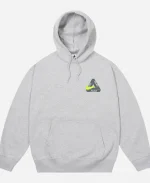 Palace x Nike Tri Swoosh Fleece Hoodie - Grey