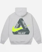 Palace x Nike Tri Swoosh Grey Pullover Fleece Hoodie